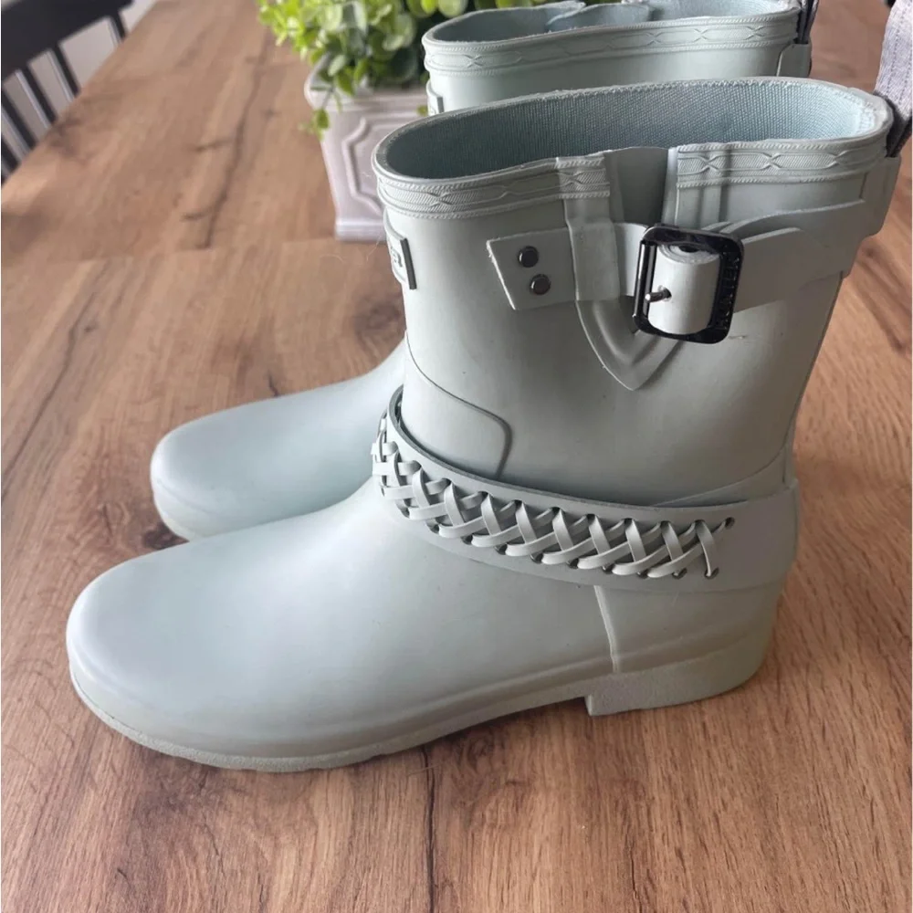 Sea Spray Hunter Biker Boots Sz 8 EUC